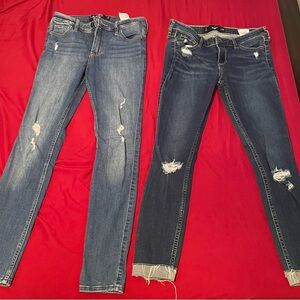Hollister jeans size 1 $50 for 4 pairs